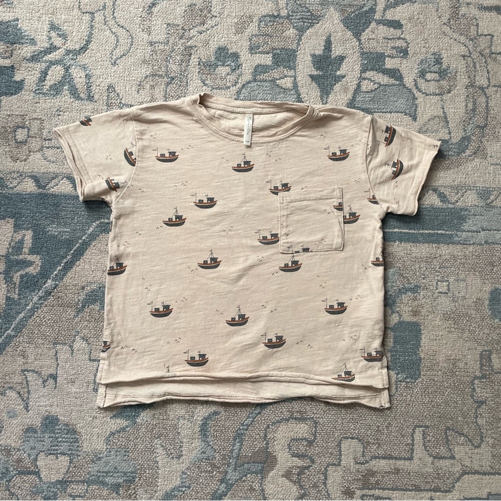 Rylee + Cru Tugboat Raw Edge Tee
